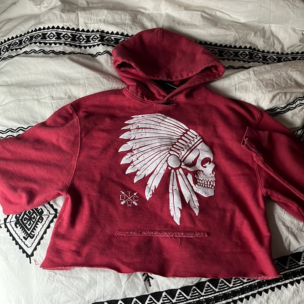 Cropped hoodie